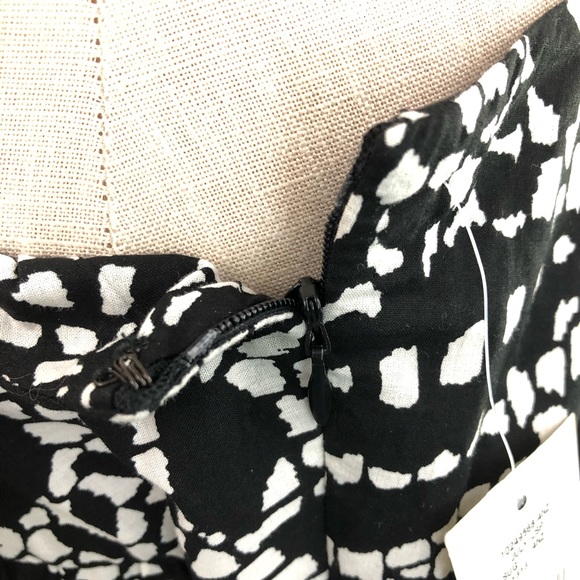 Jones New York Maxi Skirt Cotton 14W Black Batik. Floral A-Line - Picture 5 of 7